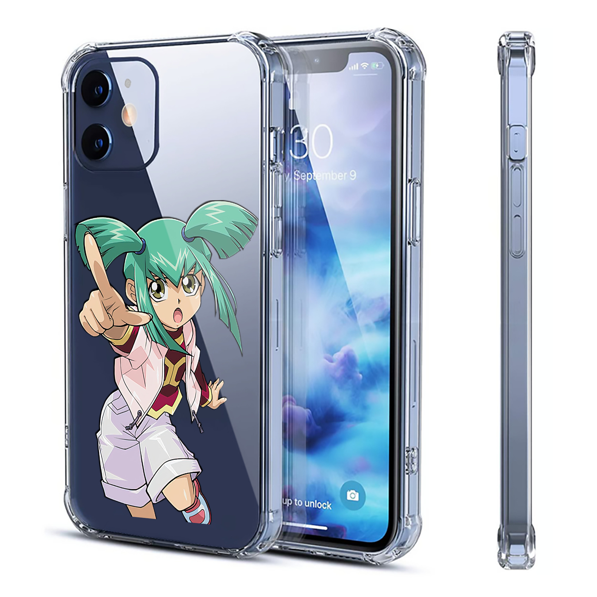 （画像用） 遊☆戯☆王 Yu-Gi-Oh! 【iPhone 12シリーズ対応】透明スマホケース（クリアソフトケース）